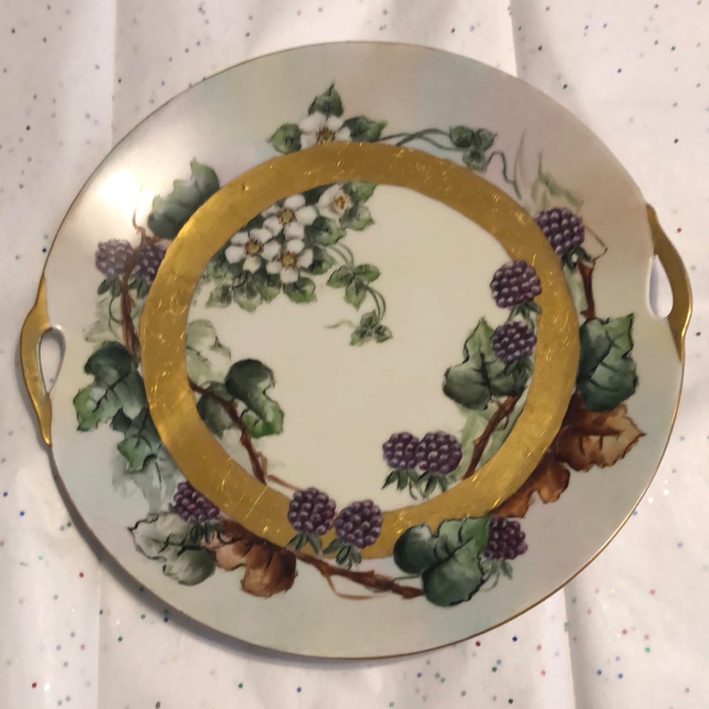 Antique hand painted plate.